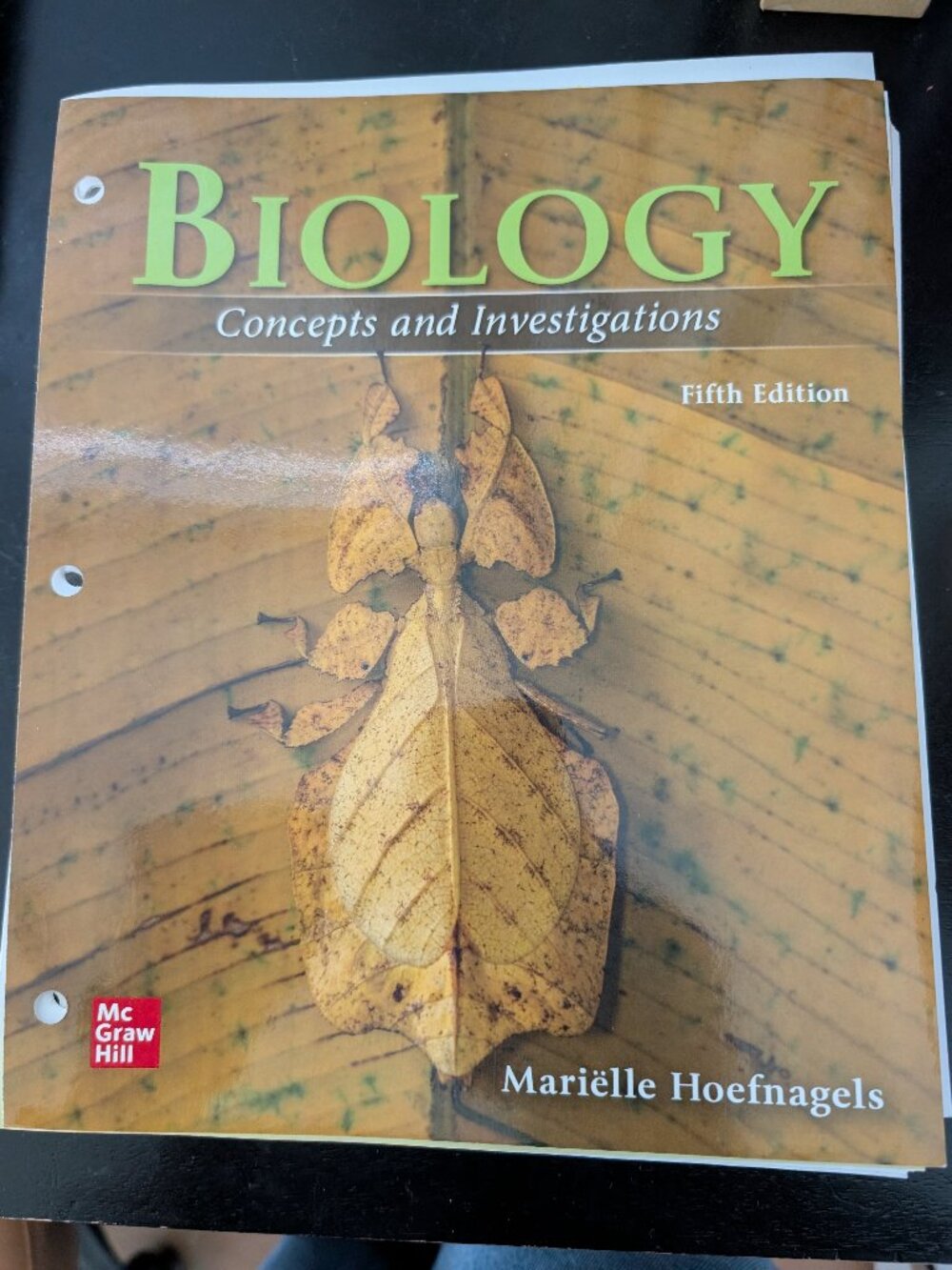 Biology concepts and investigations fifth edition